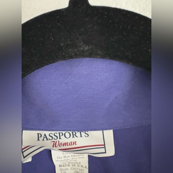 Passport 3 pieces capri purple pants set 2X - Picture 4 of 15